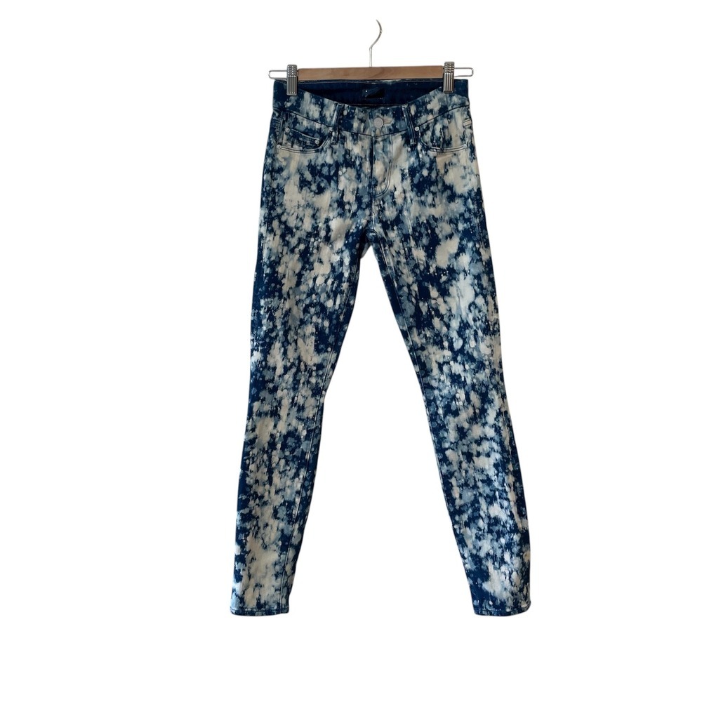 MOTHER The Looker Ankle Jeans in Hot Spot Wash Acid Wash Jeans Size
24